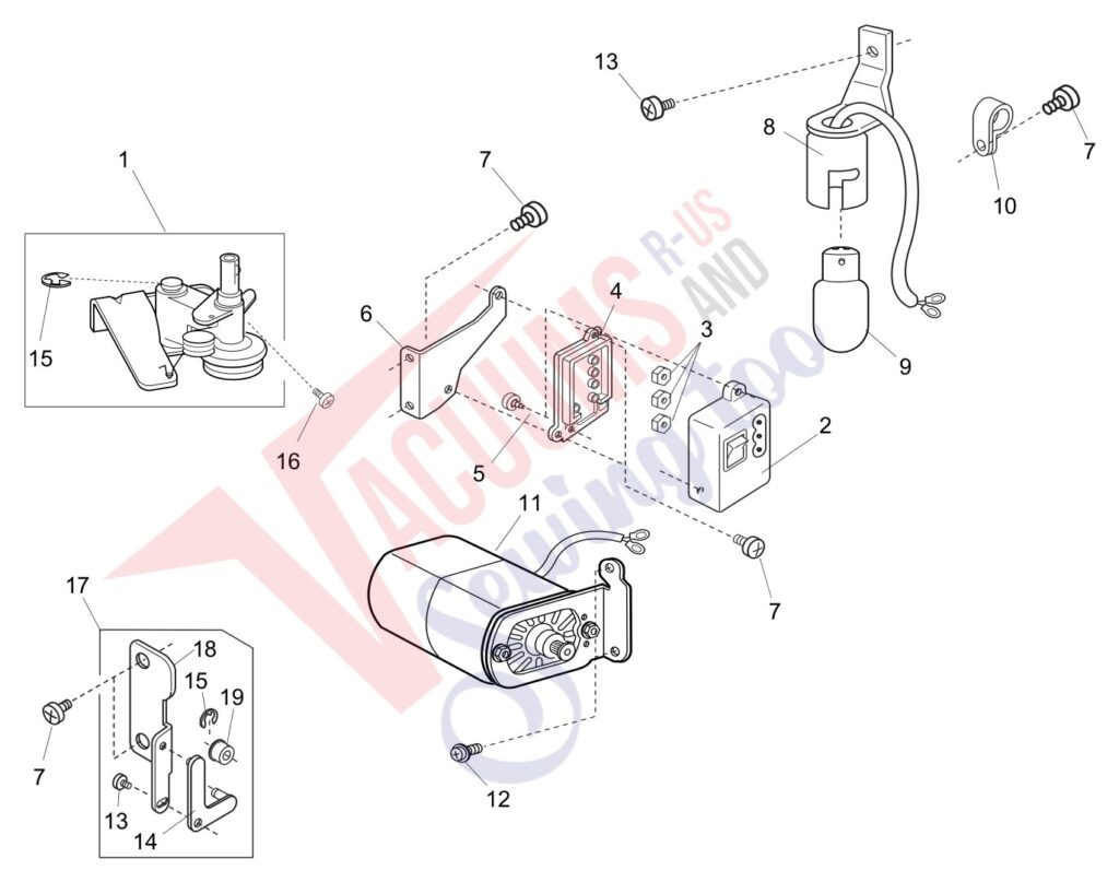 Janome 4045LX exploded schematic diagram (page 10)