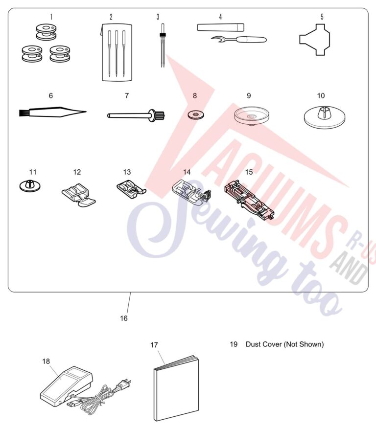 Janome 4045NX schematic page 2 preview