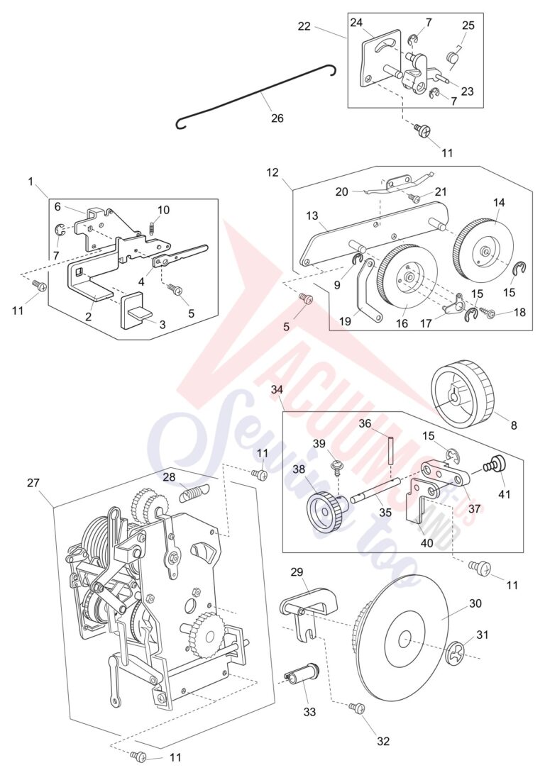 Janome 4045NX schematic page 6 preview