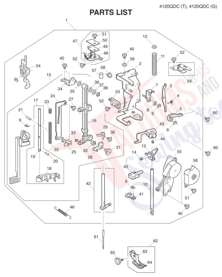 Janome 4120QDC-T schematic page 2 preview