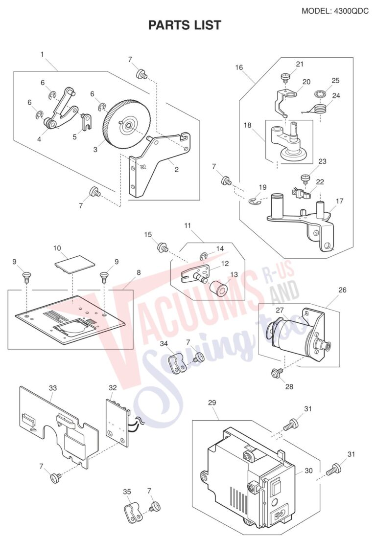 Janome 4300QDC-B schematic page 4 preview