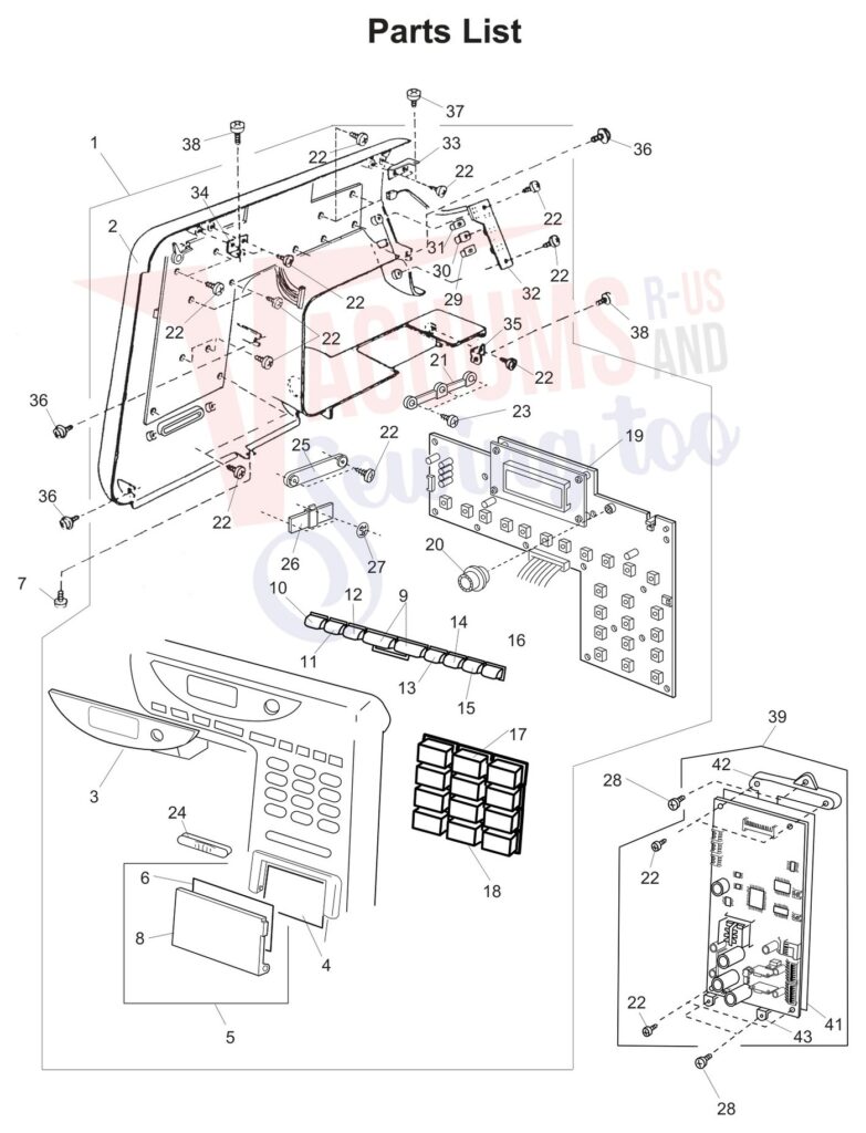 Janome 4400 exploded schematic diagram (page 4)