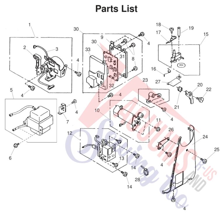 Janome 4400 schematic page 8 preview