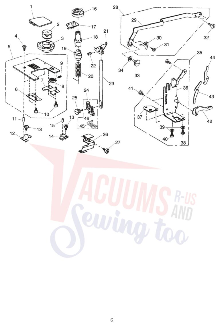 Janome 4800 schematic page 6 preview