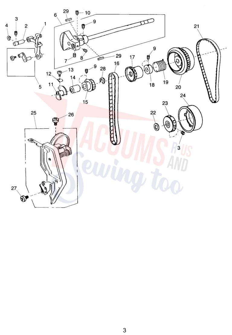 Janome 4800QC schematic page 3 preview