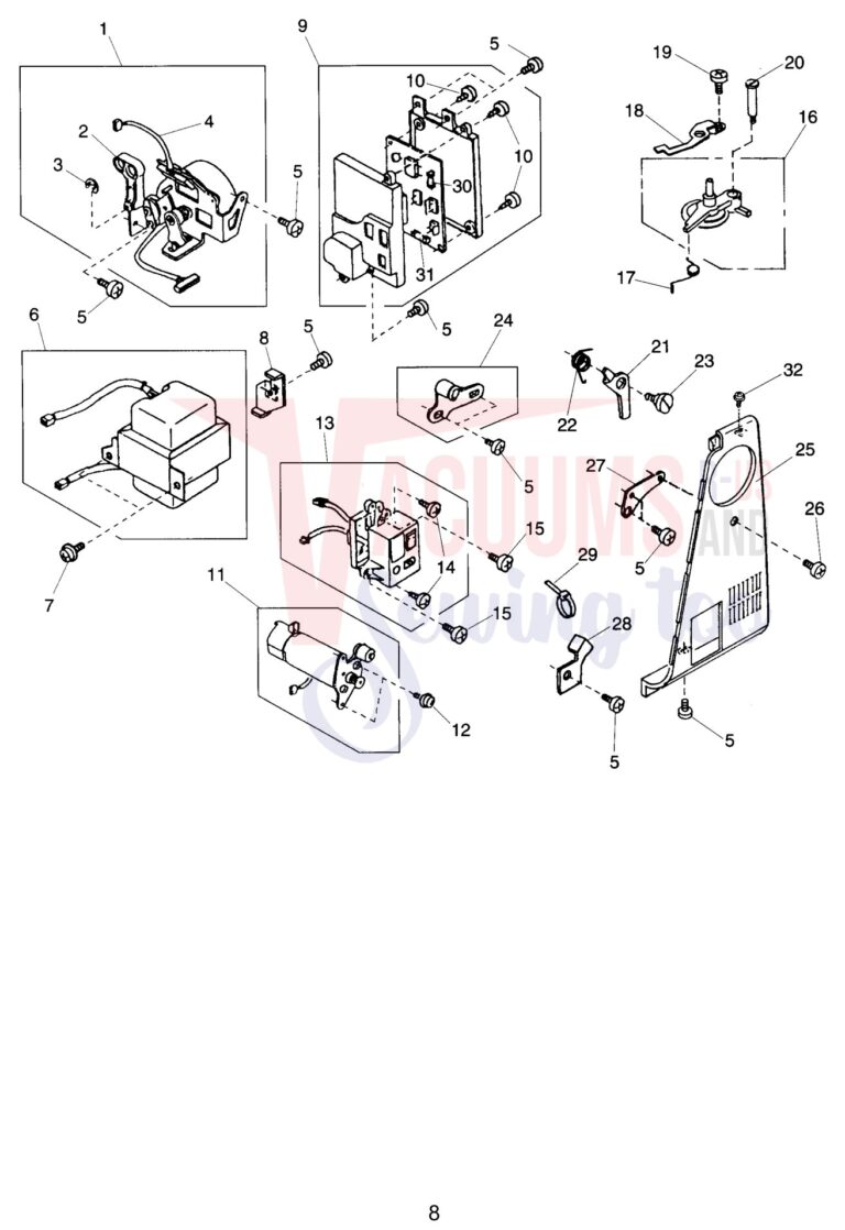 Janome 4800QC schematic page 8 preview
