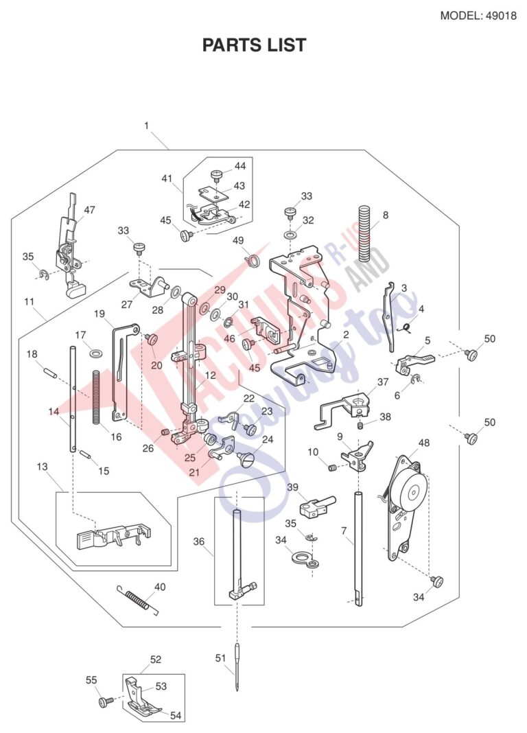 Janome 49018 schematic page 2 preview