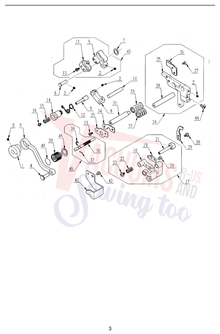 Janome 504D schematic page 6 preview