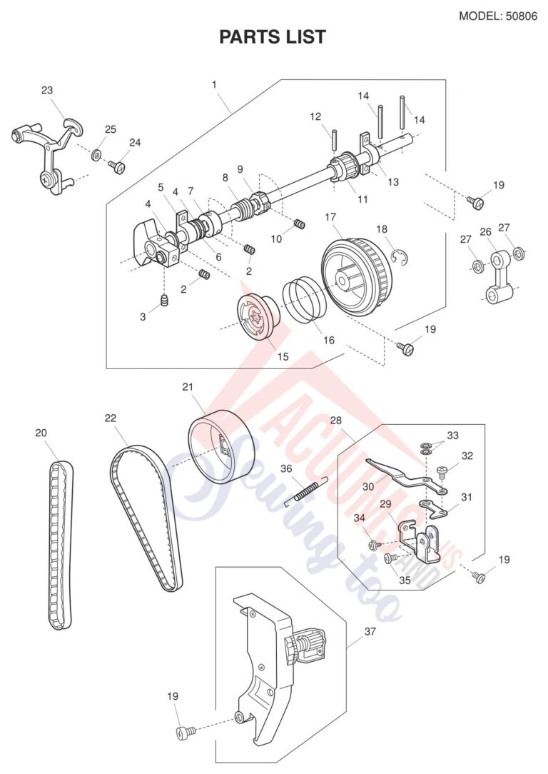 Janome 50806 schematic page 1 preview