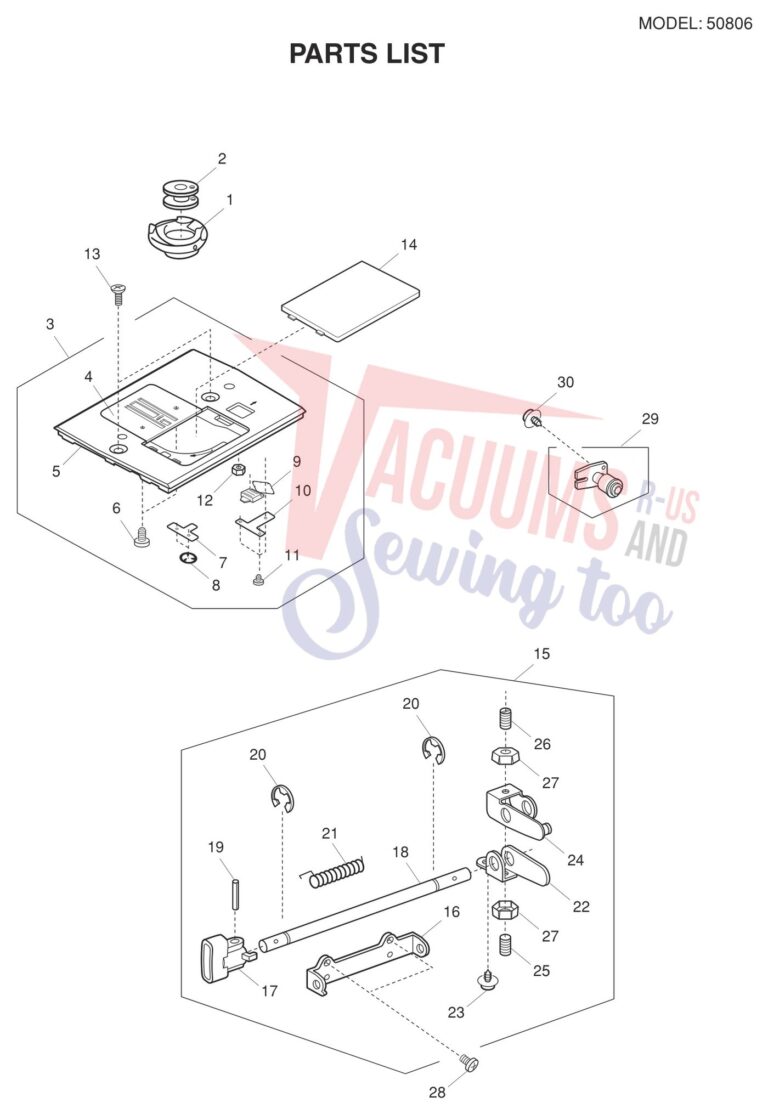 Janome 50806 schematic page 4 preview