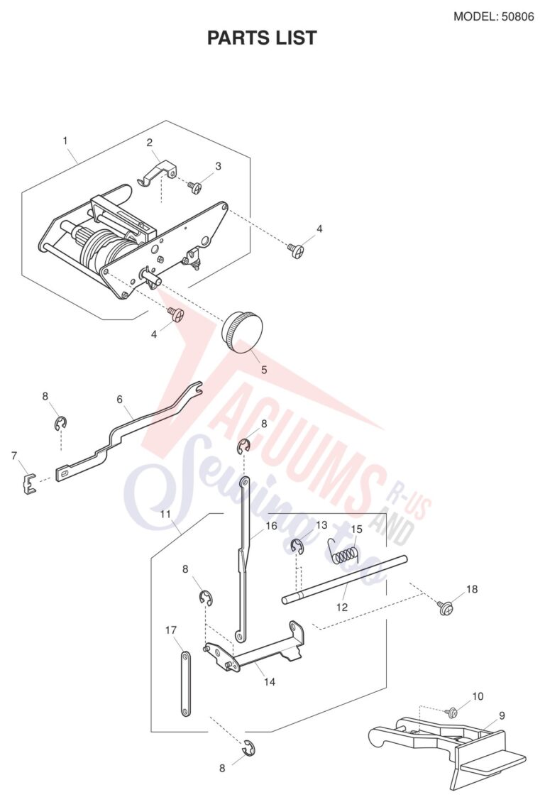Janome 50806 schematic page 5 preview