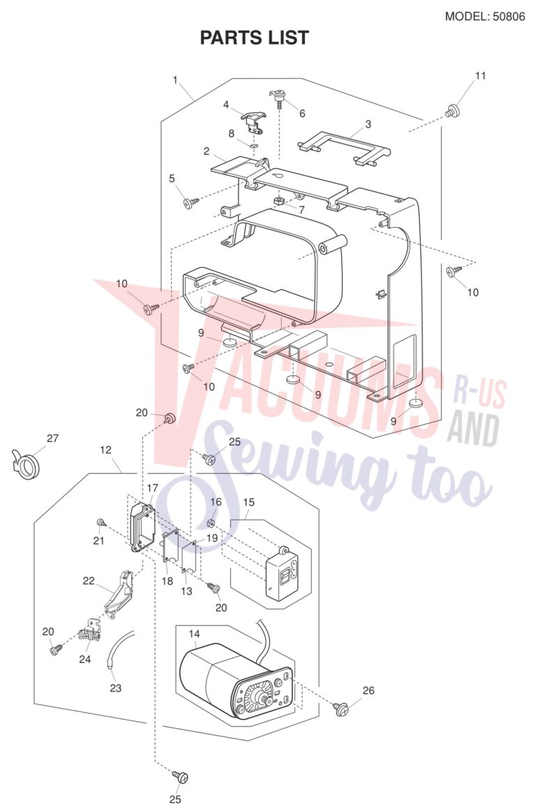 Janome 50806 schematic page 7 preview