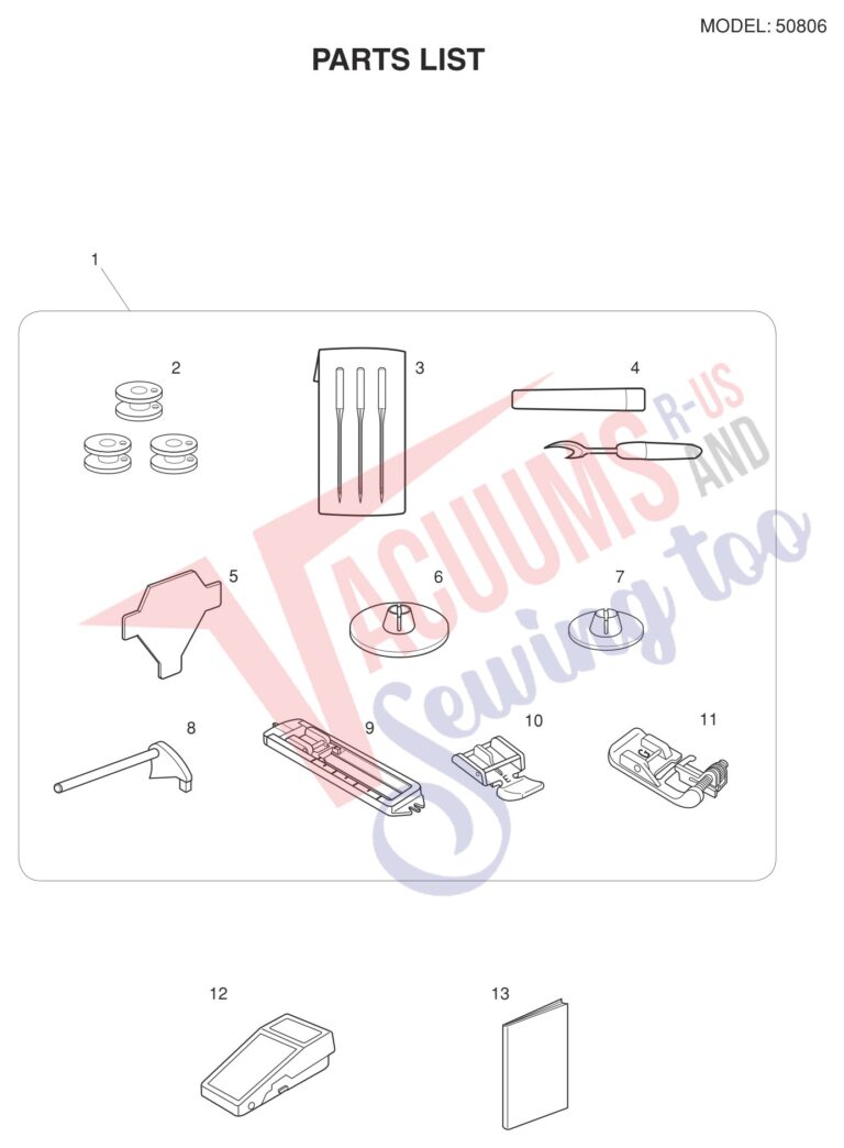 Janome 50806 schematic page 8 preview