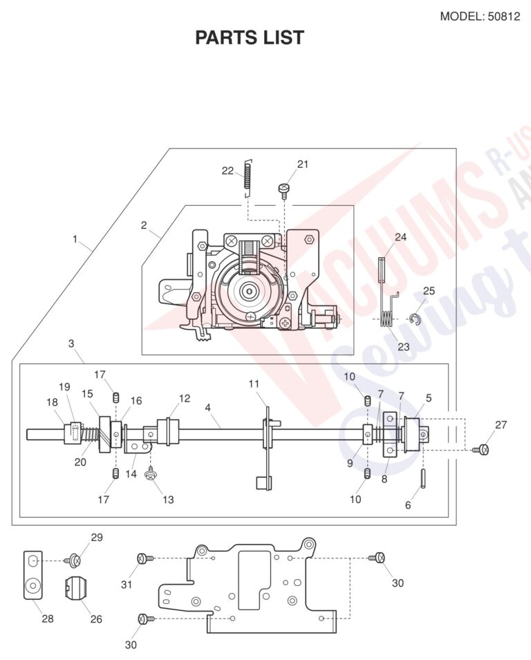 Janome 50812 schematic page 3 preview