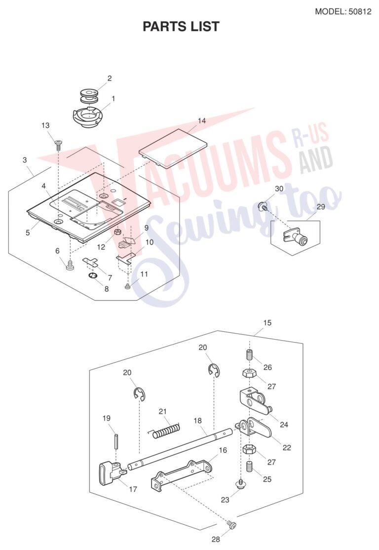Janome 50812 schematic page 4 preview
