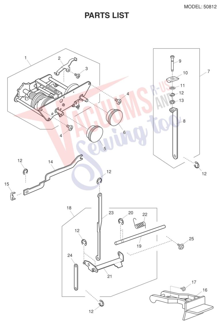 Janome 50812 schematic page 5 preview