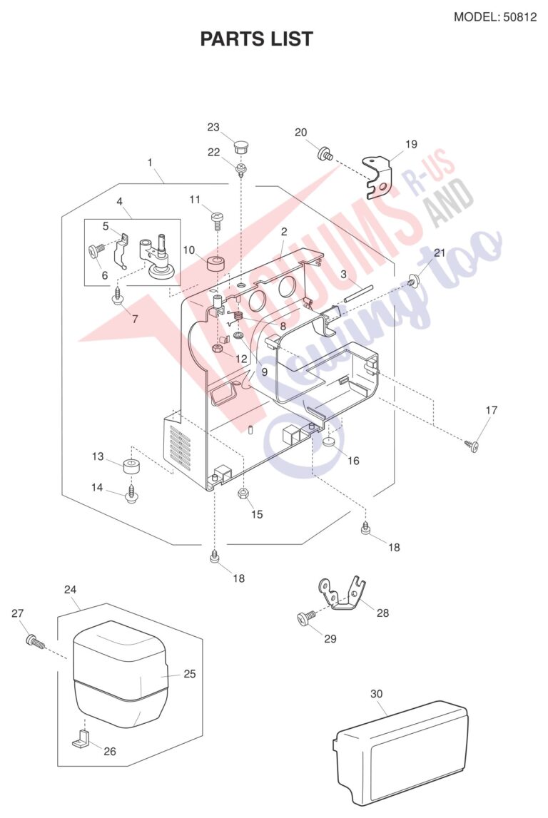 Janome 50812 schematic page 6 preview