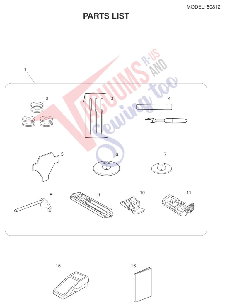Janome 50812 schematic page 8 preview
