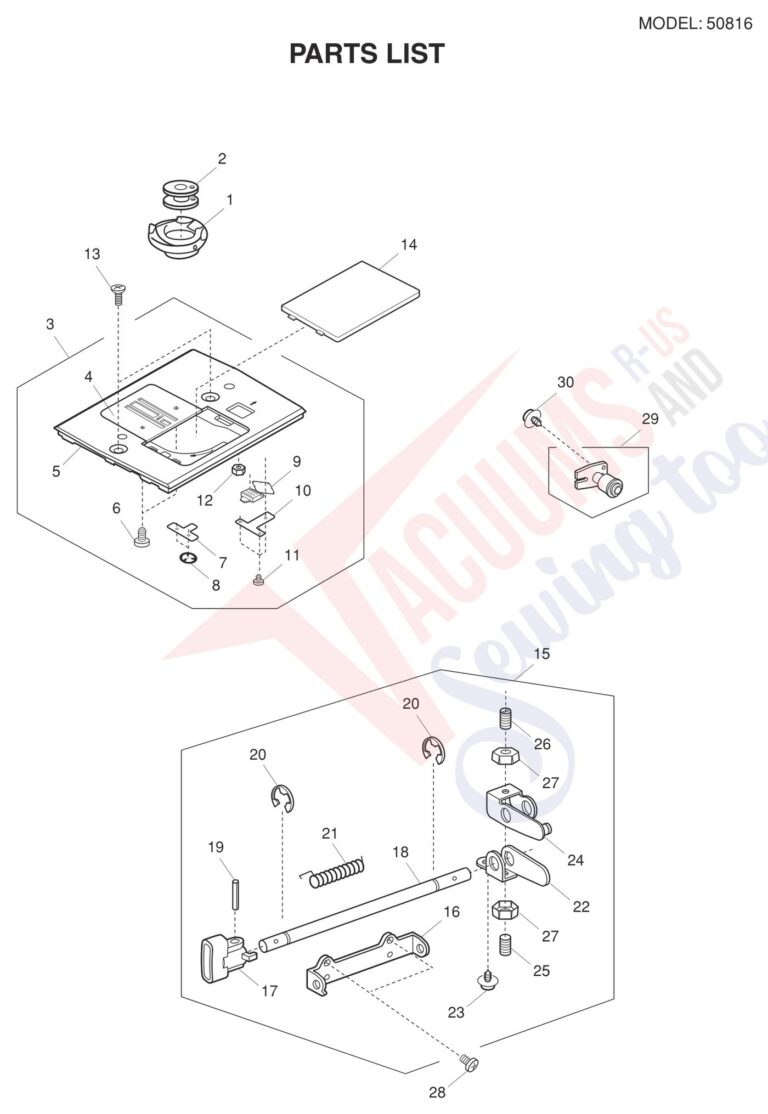 Janome 50816 schematic page 4 preview