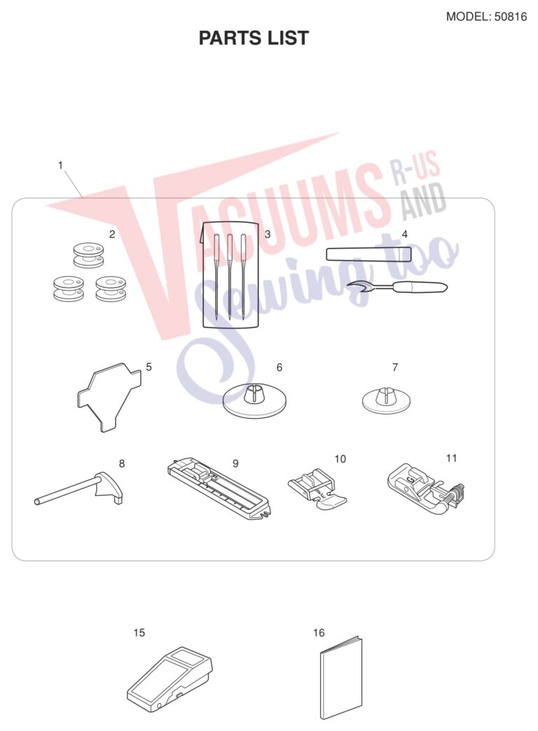 Janome 50816 schematic page 8 preview