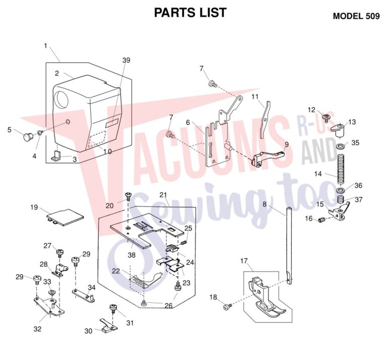 Kirby 509 schematic page 5 preview