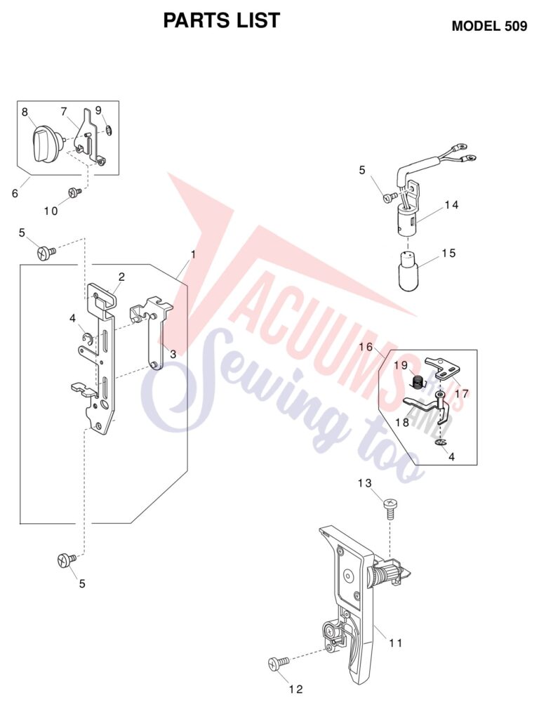 Kirby 509 schematic page 7 preview