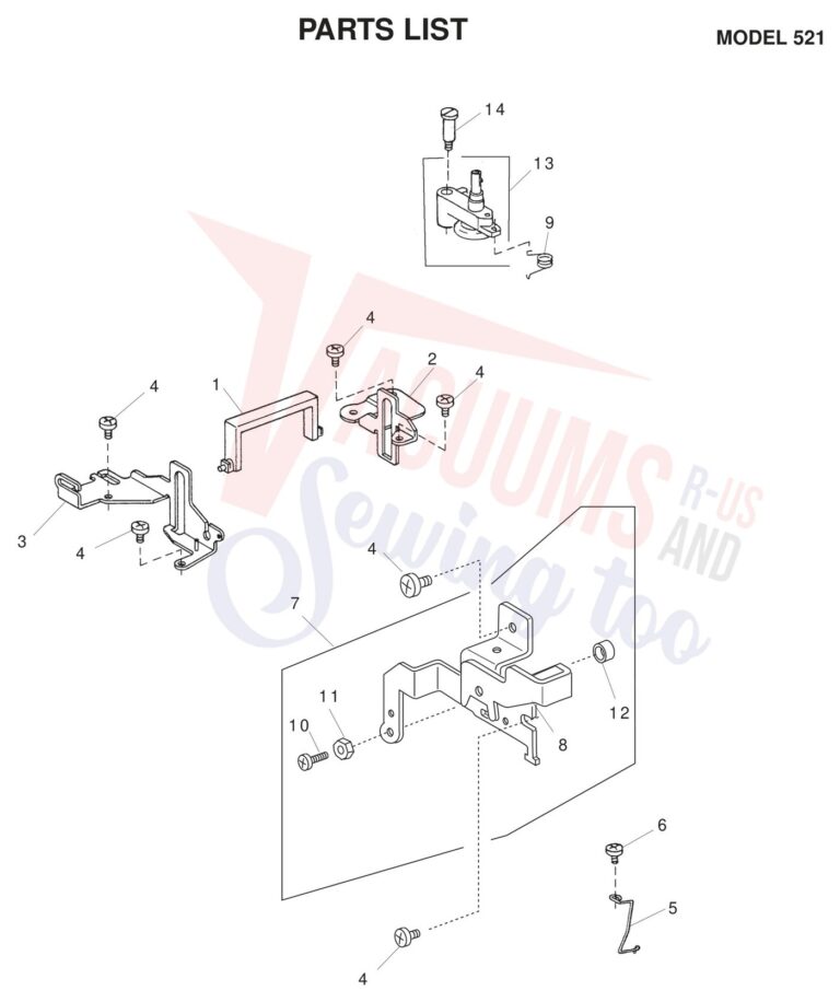 Janome 521 schematic page 1 preview