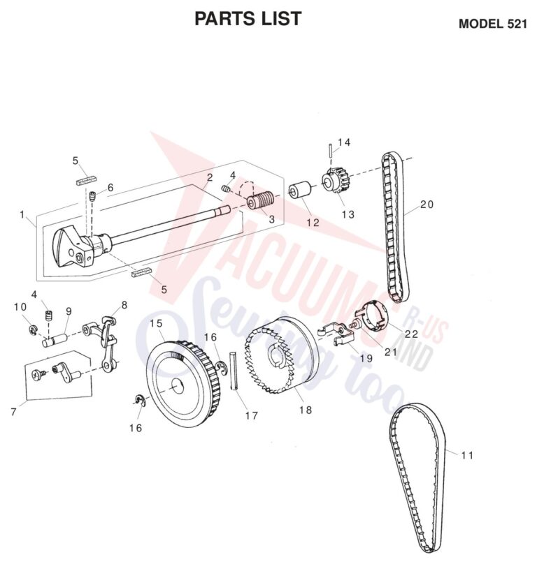 Janome 521 schematic page 8 preview