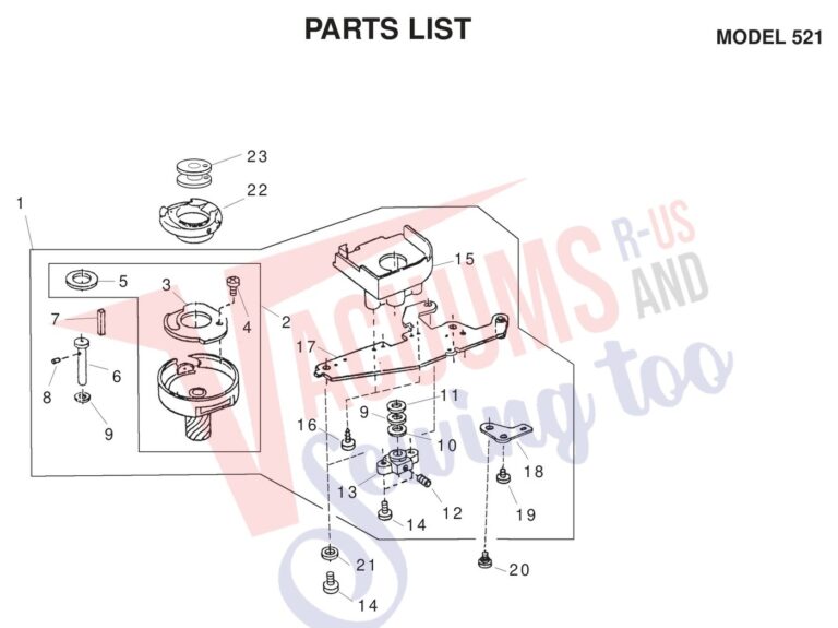 Janome 521 schematic page 10 preview