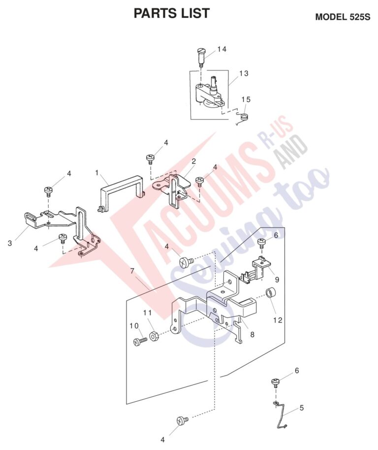 Janome 525S schematic page 1 preview