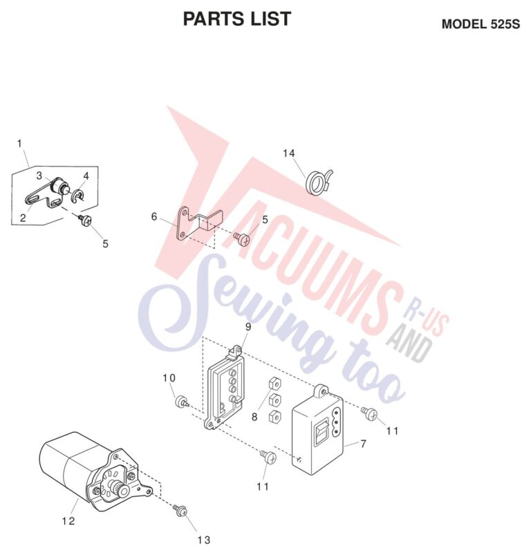 Janome 525S schematic page 2 preview