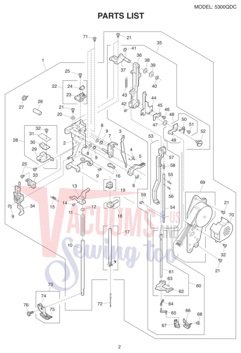 Janome 5300QDC-T V3 schematic page 2 preview
