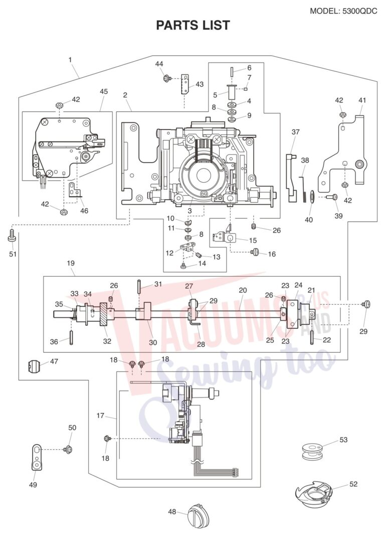 Janome 5300QDC-T V3 schematic page 3 preview