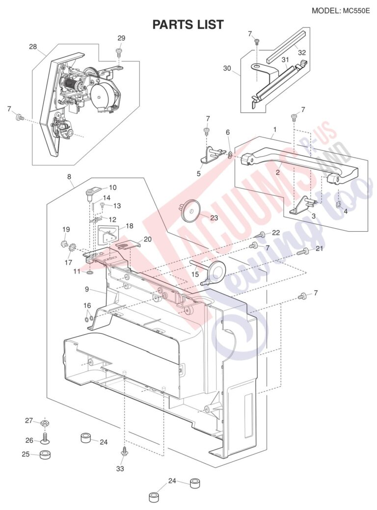 Janome 550E schematic page 6 preview