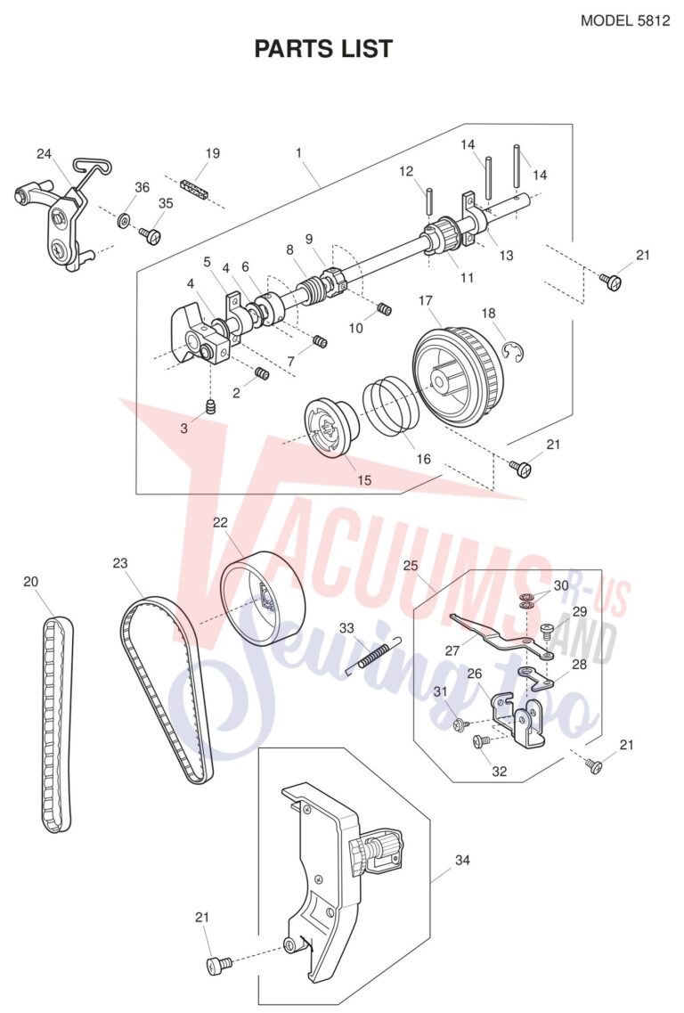 Janome 5812 schematic page 1 preview