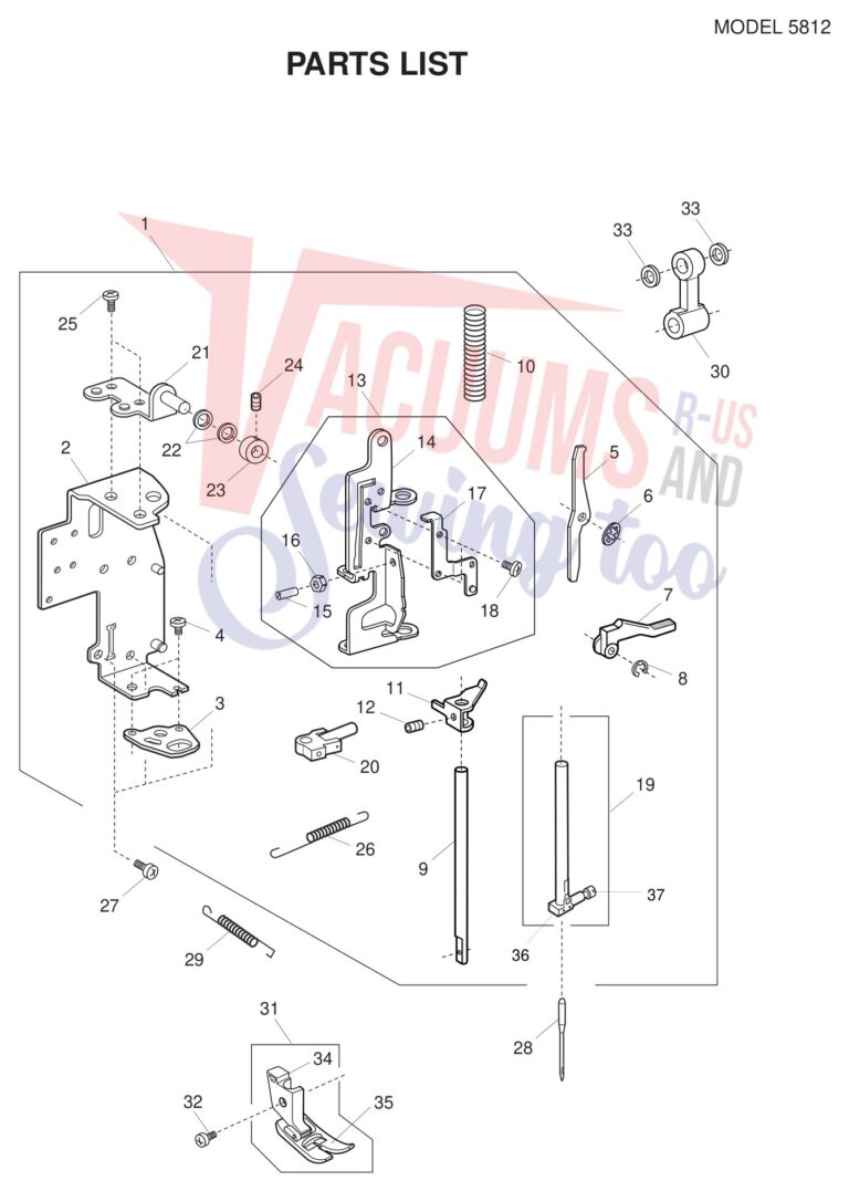 Janome 5812 schematic page 2 preview