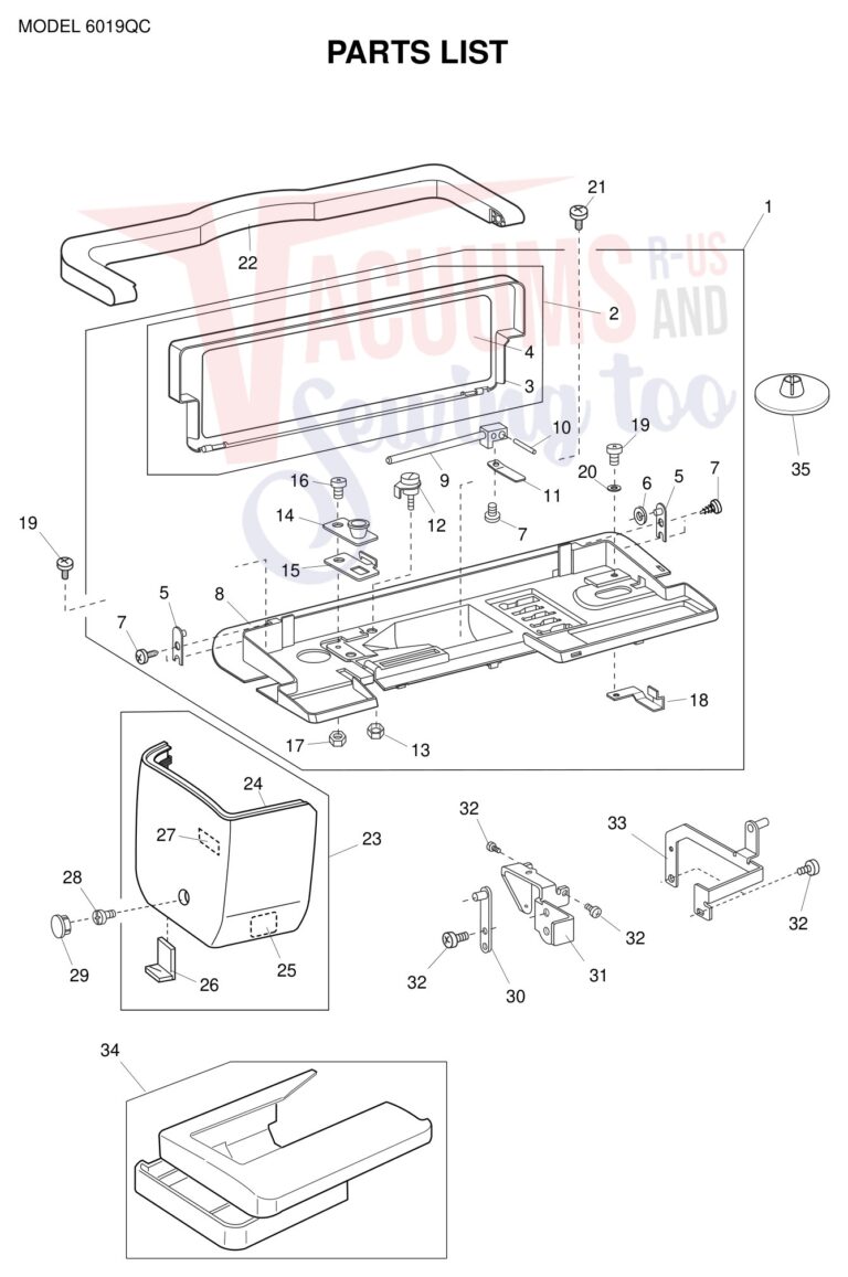 Janome 6019QC schematic page 1 preview