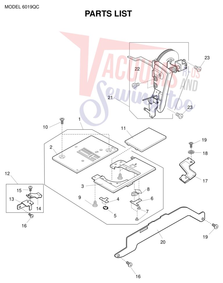 Janome 6019QC schematic page 4 preview