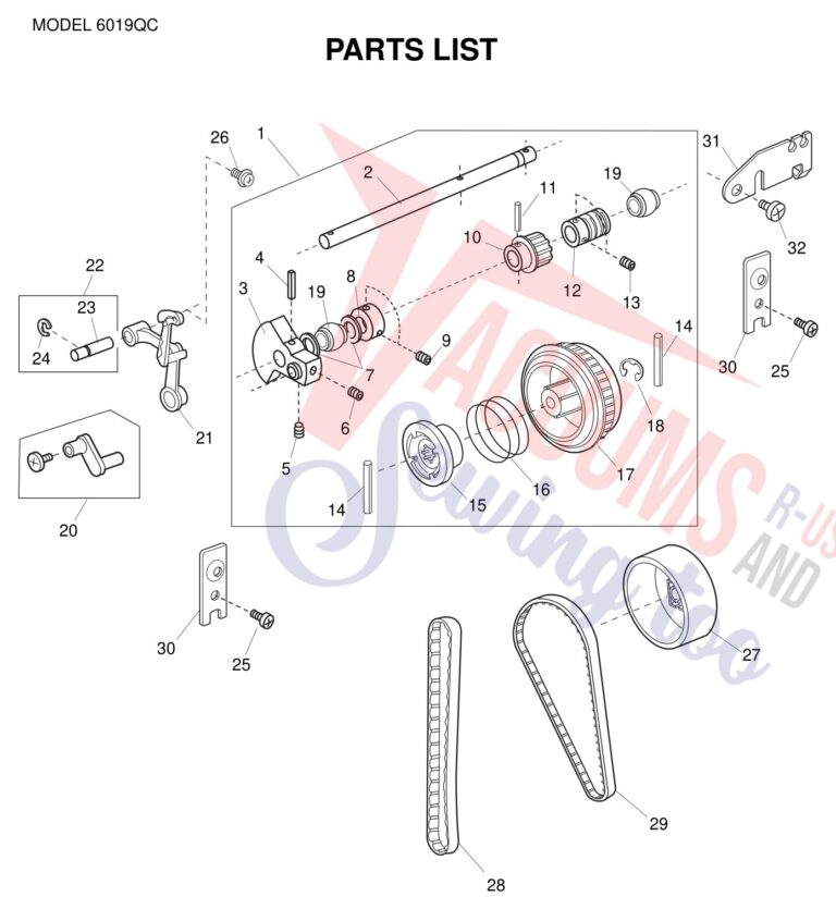 Janome 6019QC schematic page 8 preview