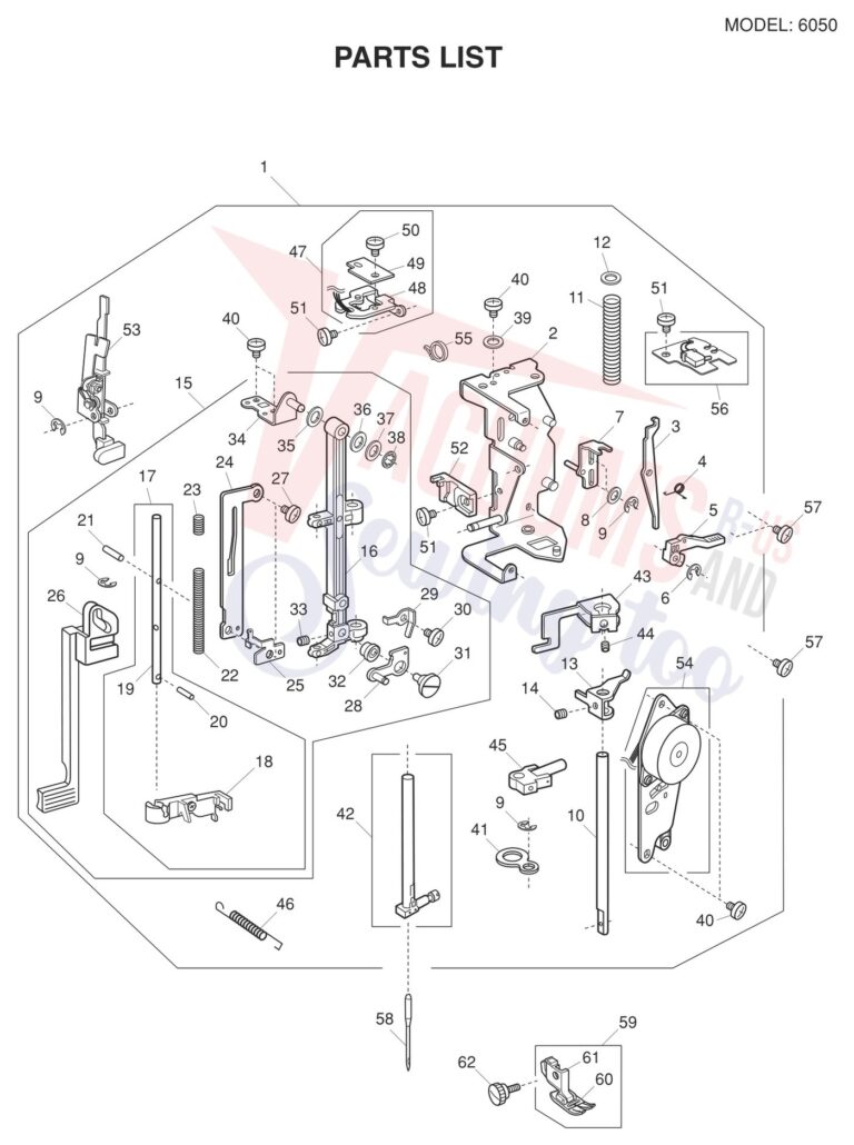 Janome 6050 schematic page 2 preview