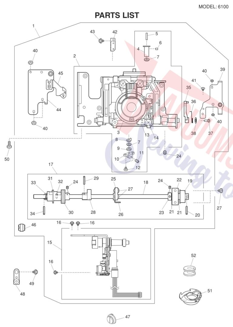Bissell 6100 schematic page 3 preview