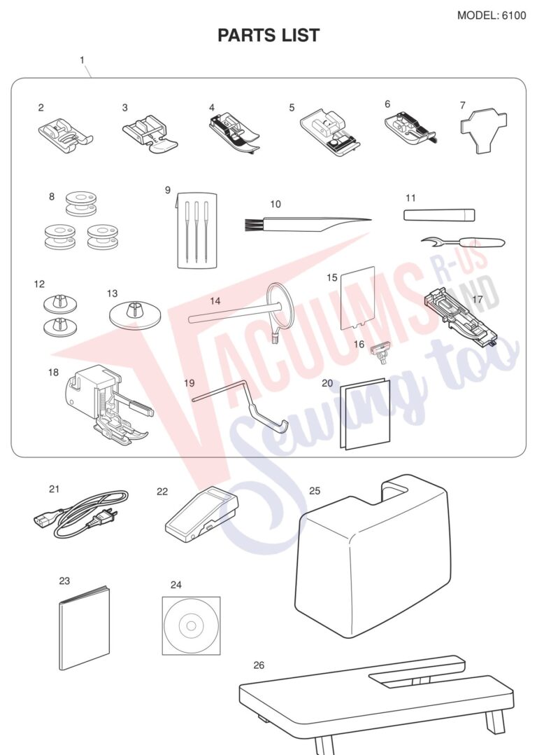 Bissell 6100 schematic page 7 preview