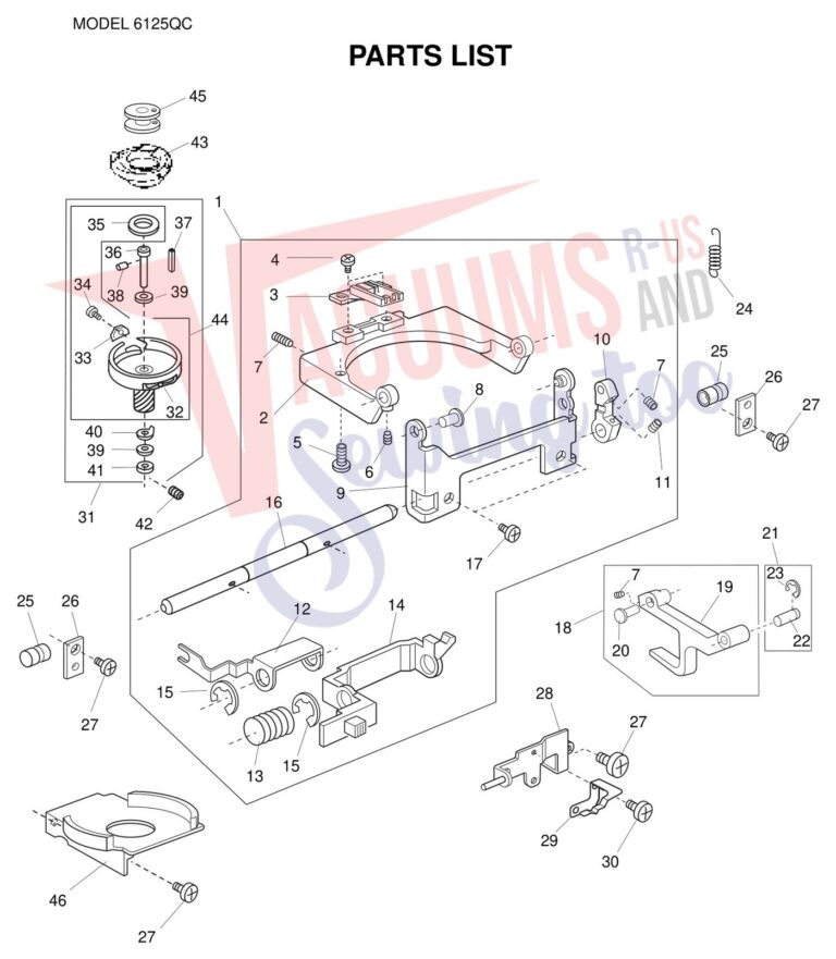 Janome 6125QC schematic page 9 preview