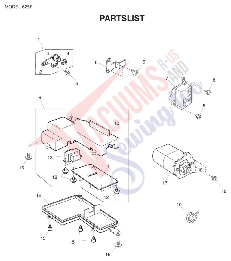 Janome 625E schematic page 2 preview