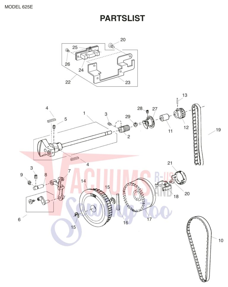 Janome 625E schematic page 8 preview