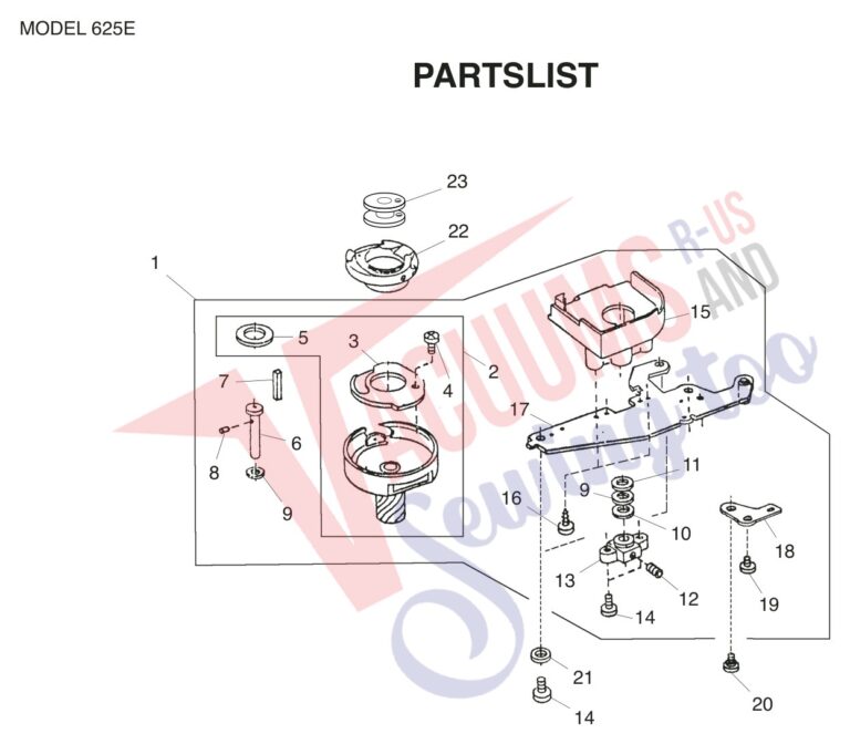 Janome 625E schematic page 10 preview