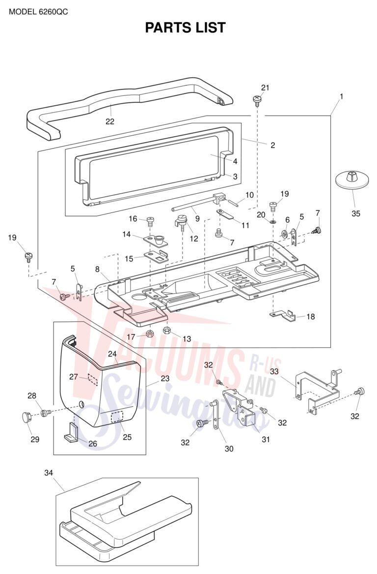 Janome 6260QC schematic page 1 preview