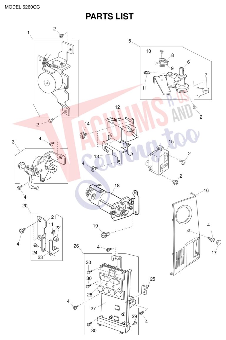 Janome 6260QC schematic page 10 preview