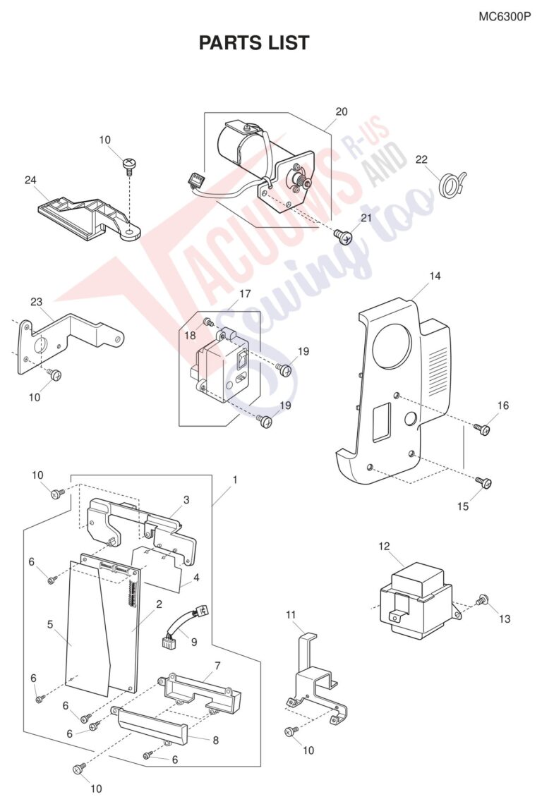 Janome 6300P schematic page 3 preview