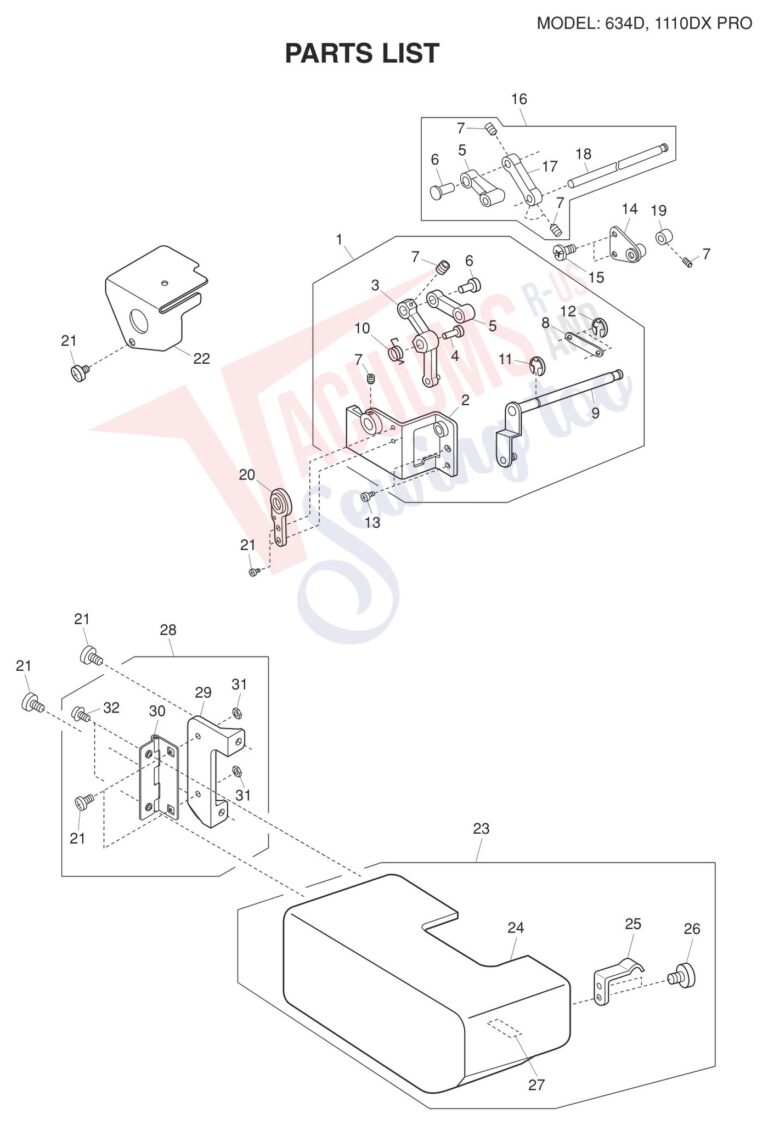 Janome 634D V2 schematic page 6 preview